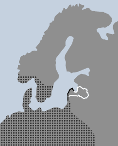 Hedera helix L. var. baltica Rehder karte