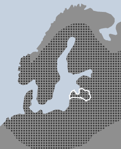 Potentilla norvegica L. karte