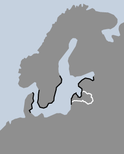 Viola littoralis Spreng. karte