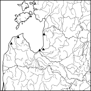 Petromyzon marinus (L.) karte