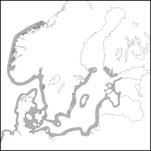 Pomatoschistus microps (Kroyer) karte